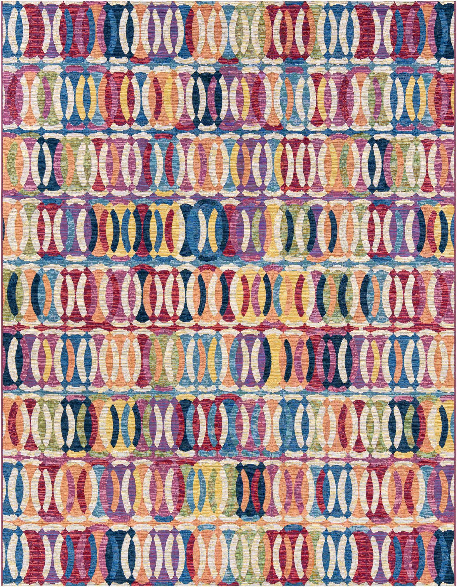 7' 10 x 10' Easy-Clean Modern Indoor / Outdoor Rug