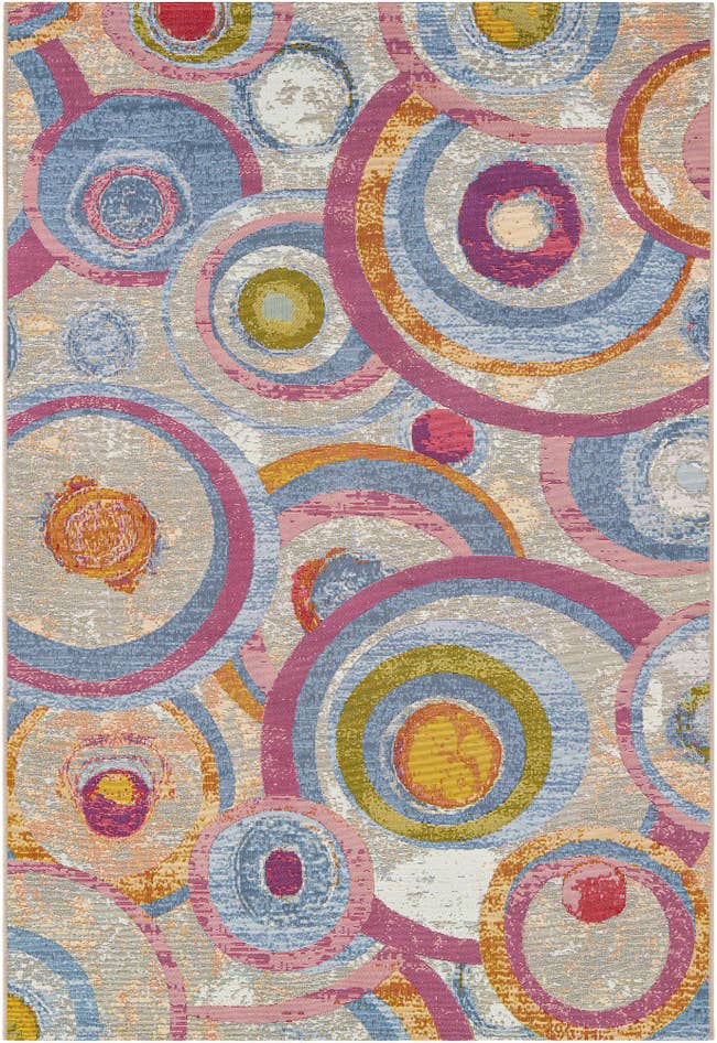 Detail image of 6' x 9' Easy-Clean Modern Indoor / Outdoor Rug