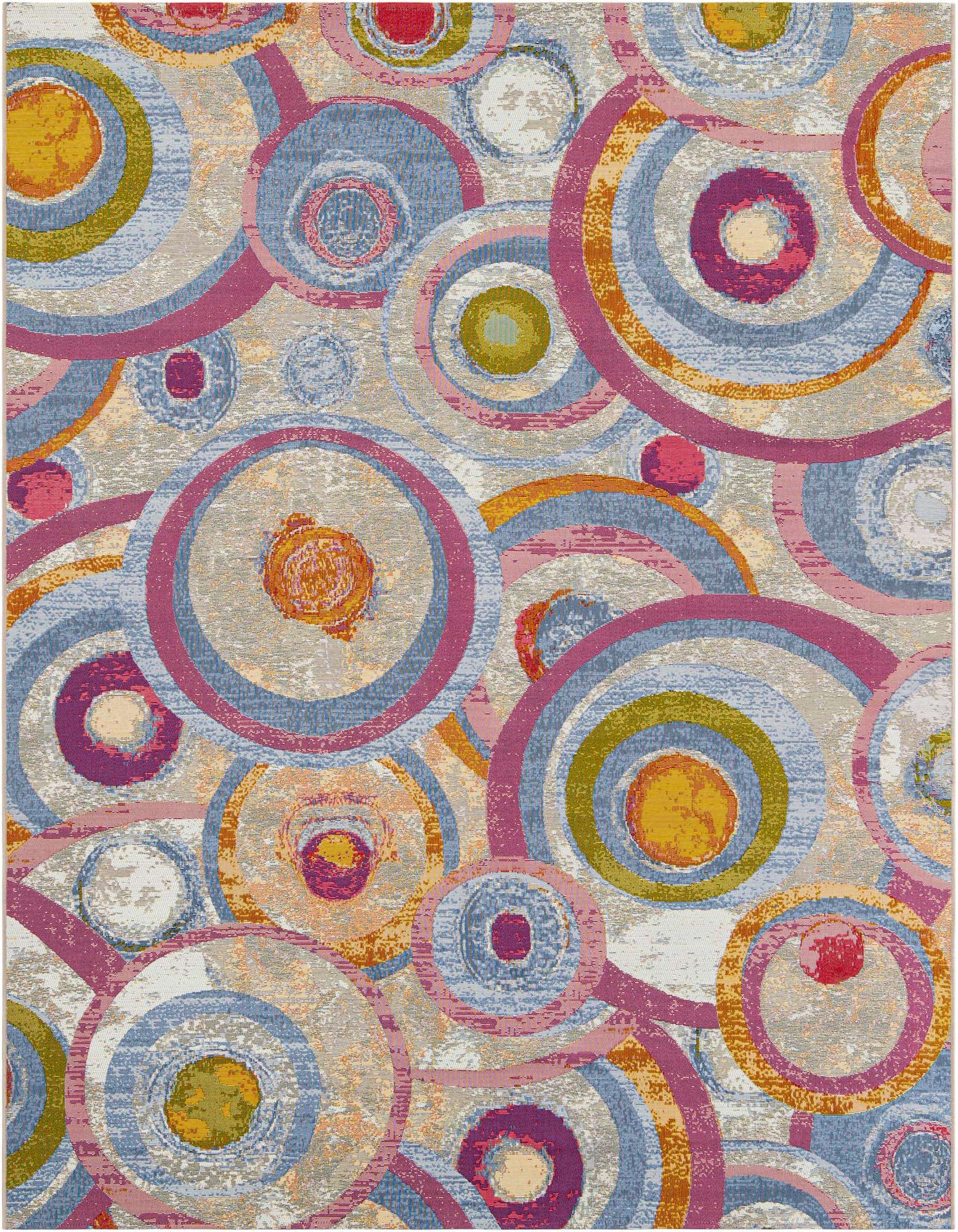 7' 10 x 10' Easy-Clean Modern Indoor / Outdoor Rug