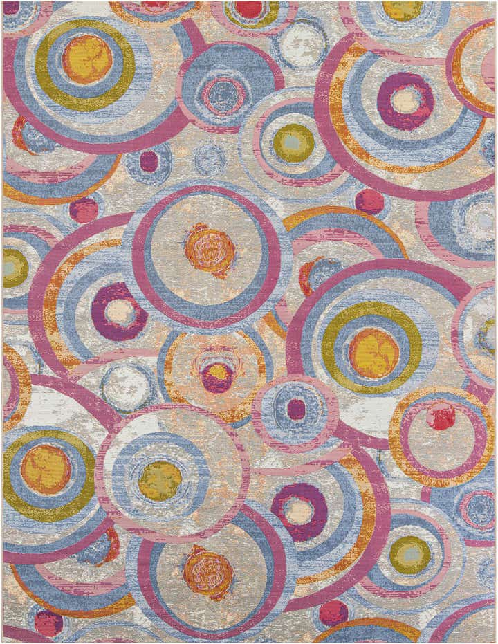 9' x 12' Easy-Clean Modern Indoor / Outdoor Rug