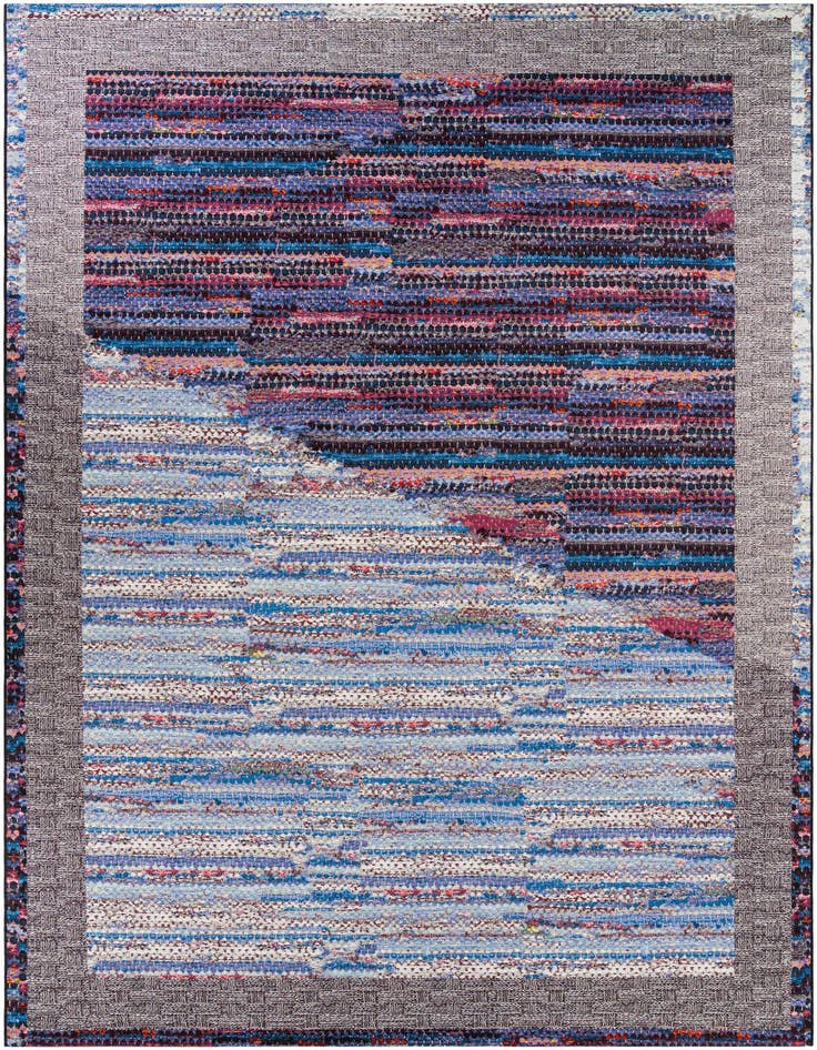 Detail image of 10' x 14' Easy-Clean Modern Indoor / Outdoor Rug