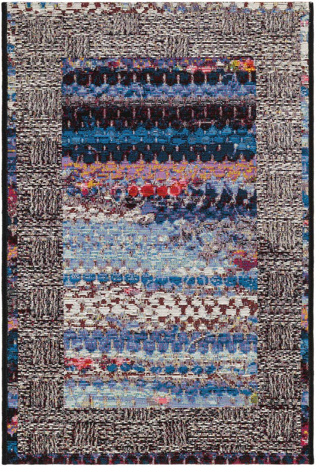 Detail image of 2' x 3' Easy-Clean Modern Indoor / Outdoor Rug
