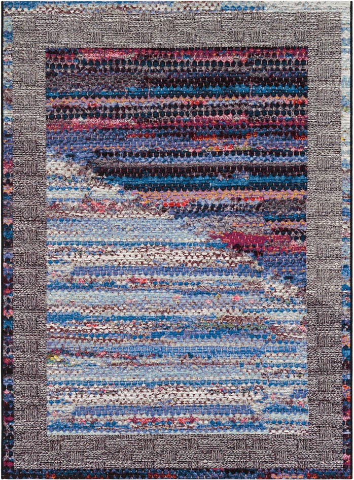 Detail image of 5' x 7' Easy-Clean Modern Indoor / Outdoor Rug