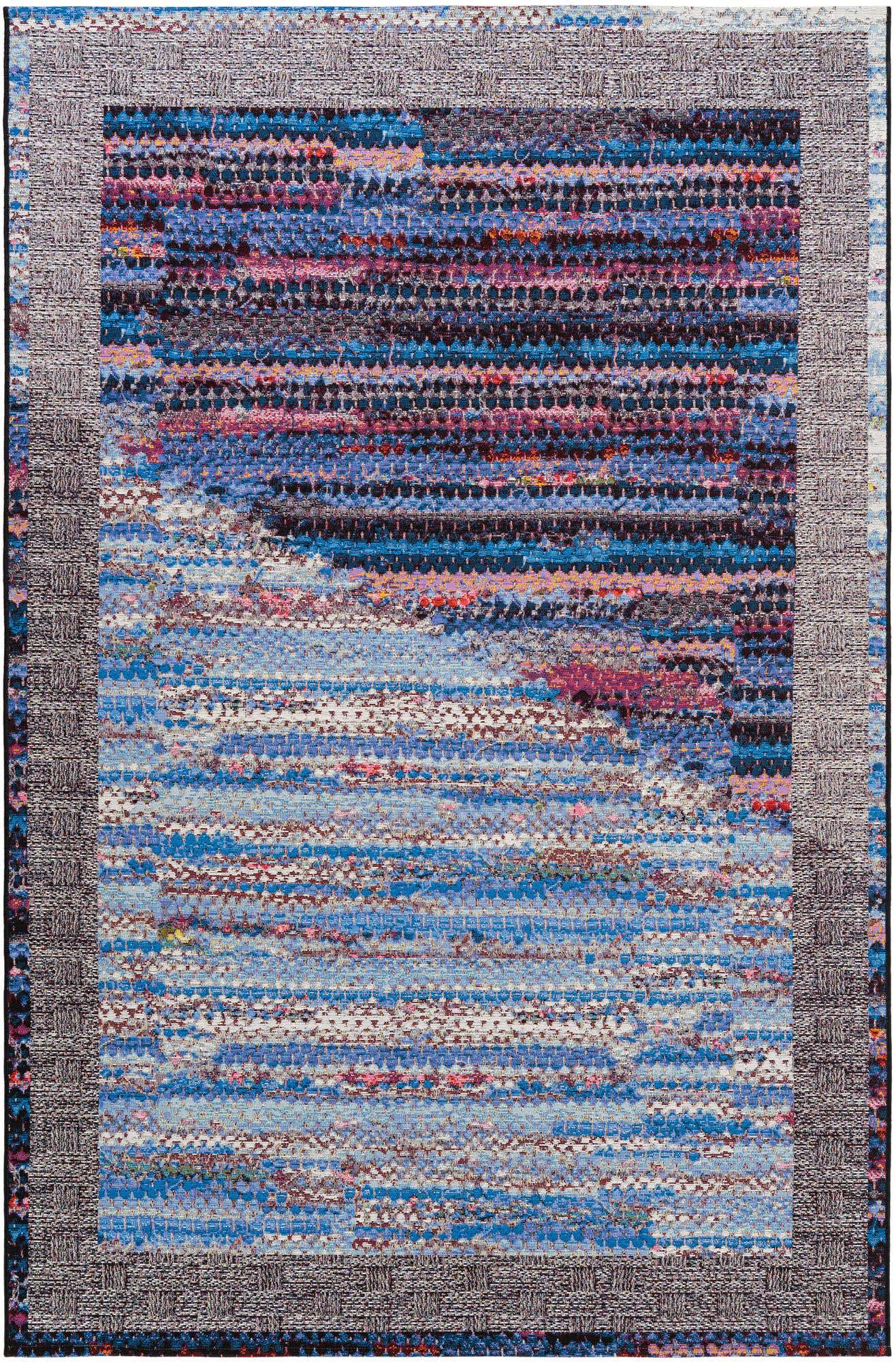 6' x 9' Easy-Clean Modern Indoor / Outdoor Rug