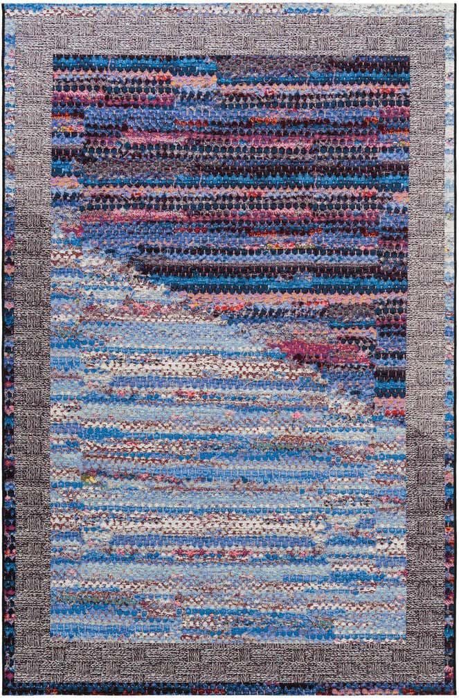 6' x 9' Easy-Clean Modern Indoor / Outdoor Rug