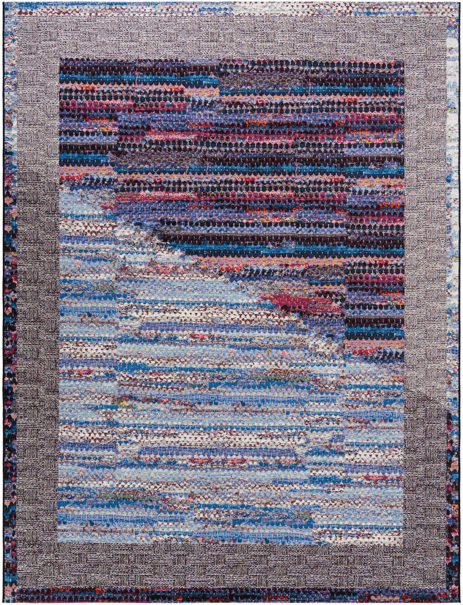 7' 10 x 10' Easy-Clean Modern Indoor / Outdoor Rug