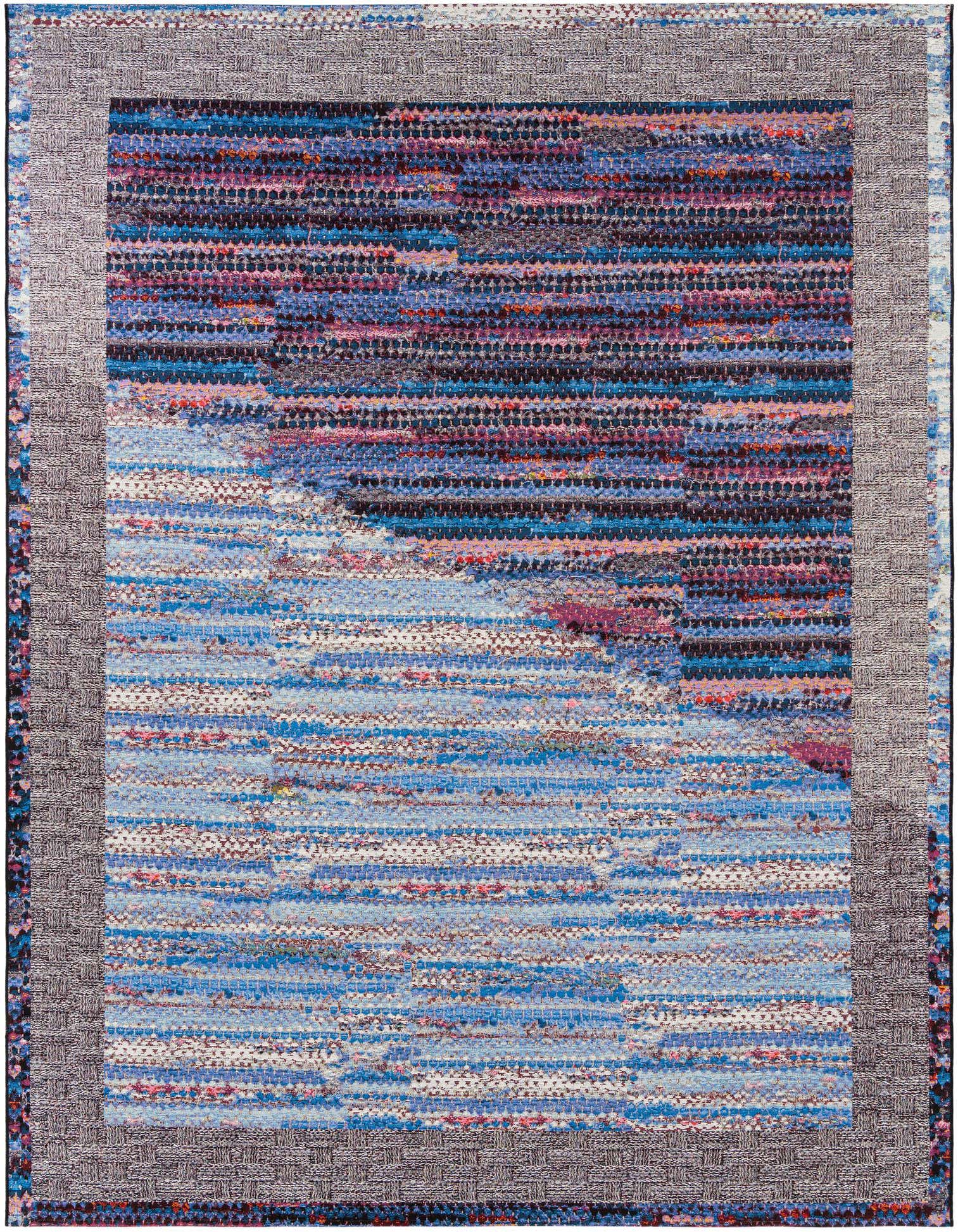 9' x 12' Easy-Clean Modern Indoor / Outdoor Rug