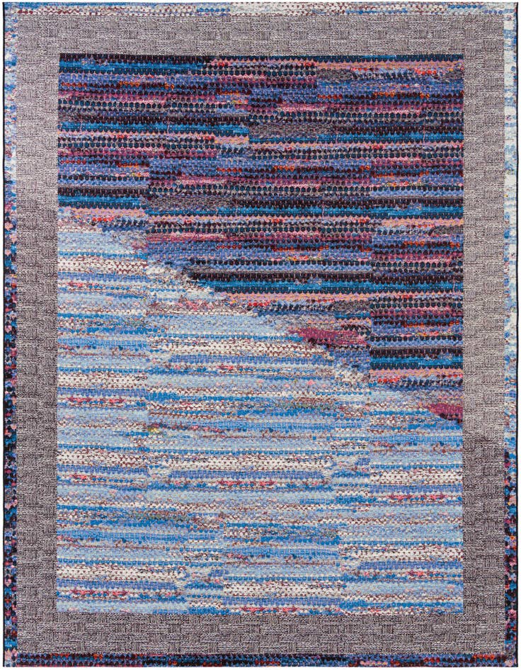 Detail image of 9' x 12' Easy-Clean Modern Indoor / Outdoor Rug