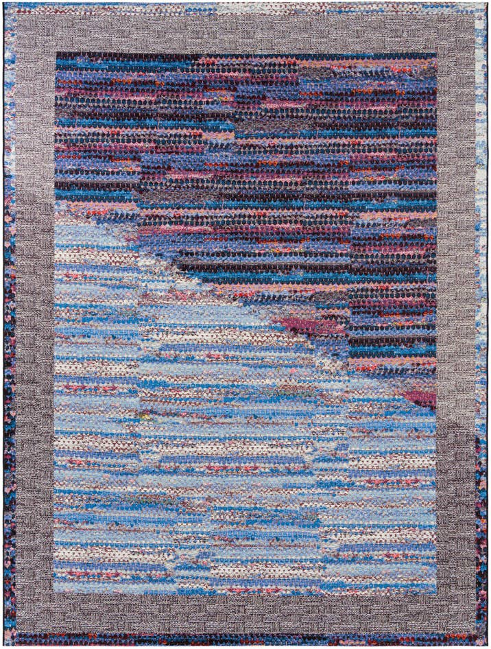 Detail image of 9' x 12' Easy-Clean Modern Indoor / Outdoor Rug
