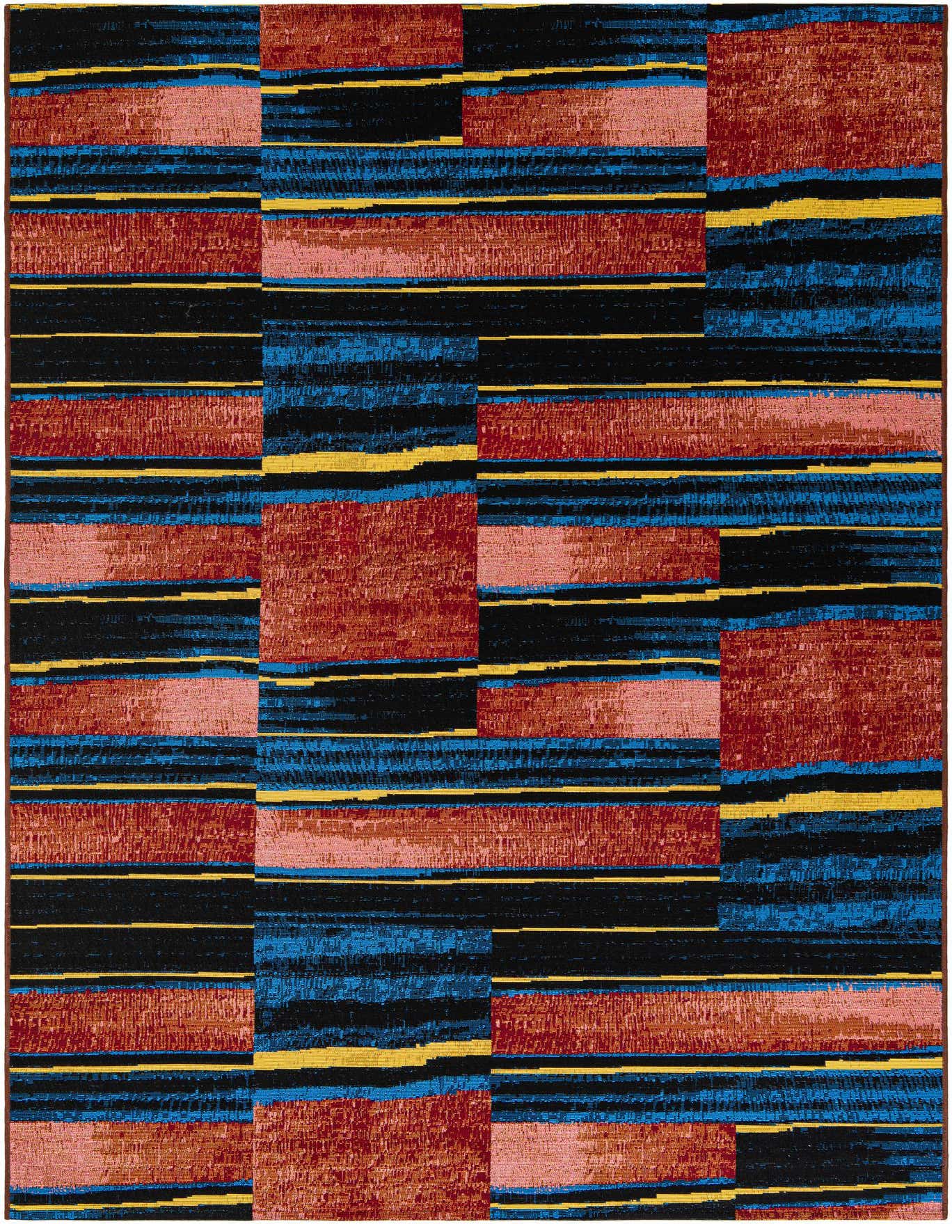 6' x 9' Easy-Clean Modern Indoor / Outdoor Rug