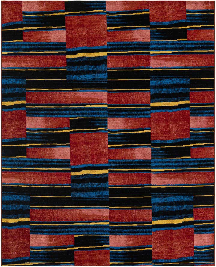 7' 10 x 10' Easy-Clean Modern Indoor / Outdoor Rug
