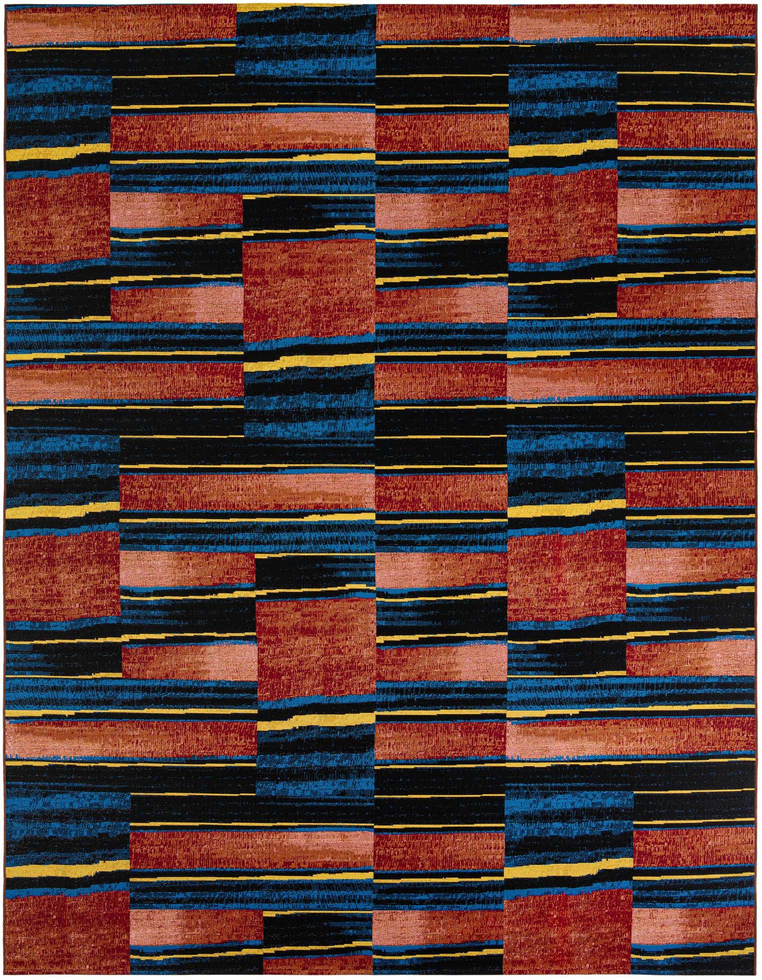9' x 12' Easy-Clean Modern Indoor / Outdoor Rug