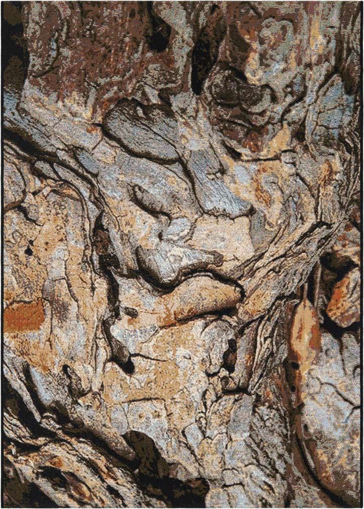 5' x 8' Easy-Clean Modern Indoor / Outdoor Rug