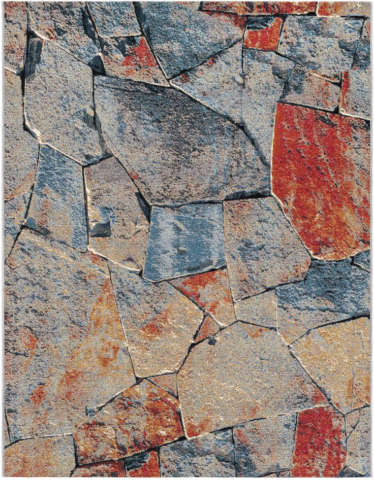 Detail image of 5' x 7' Easy-Clean Modern Indoor / Outdoor Rug
