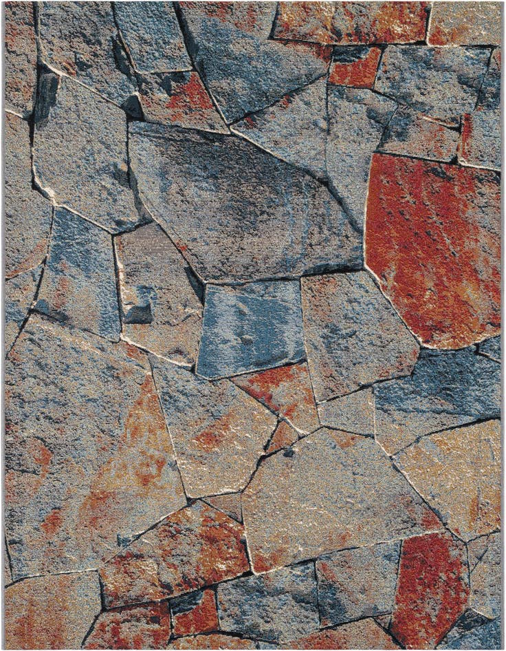 Detail image of 5' x 8' Easy-Clean Modern Indoor / Outdoor Rug