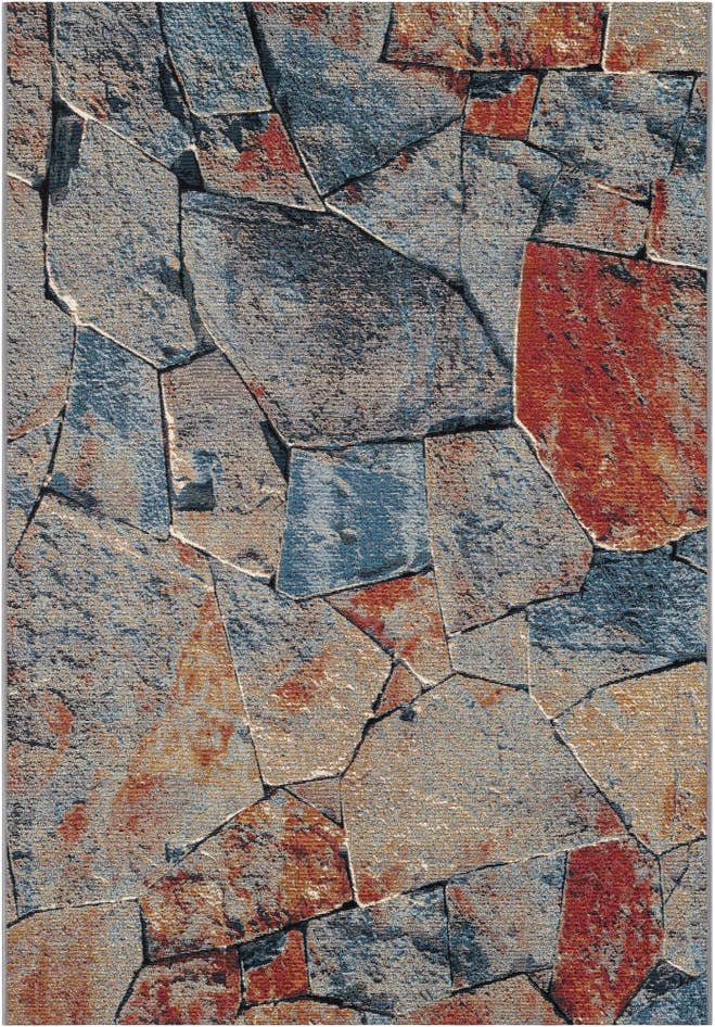 Detail image of 5' x 8' Easy-Clean Modern Indoor / Outdoor Rug
