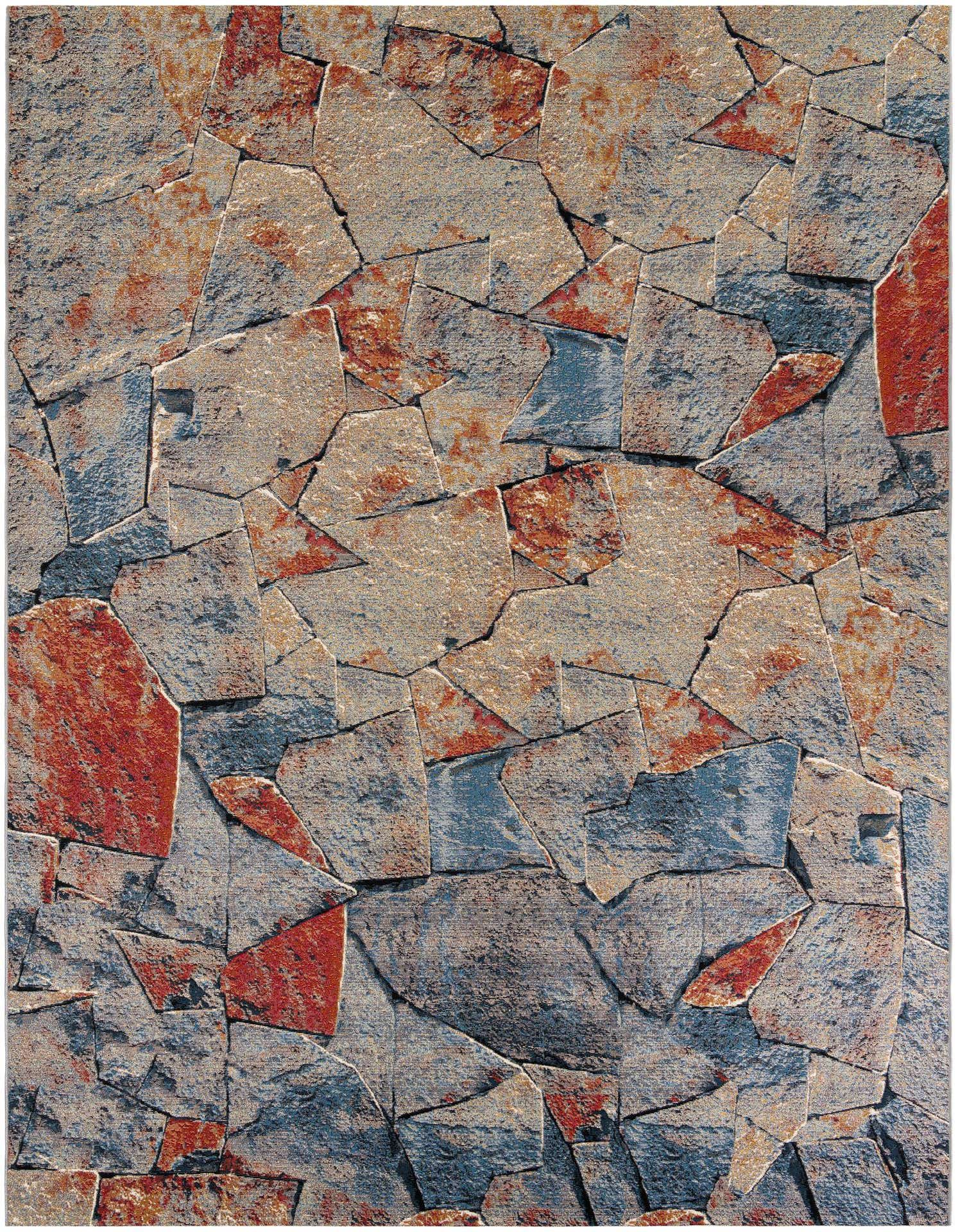 9' x 12' Easy-Clean Modern Indoor / Outdoor Rug