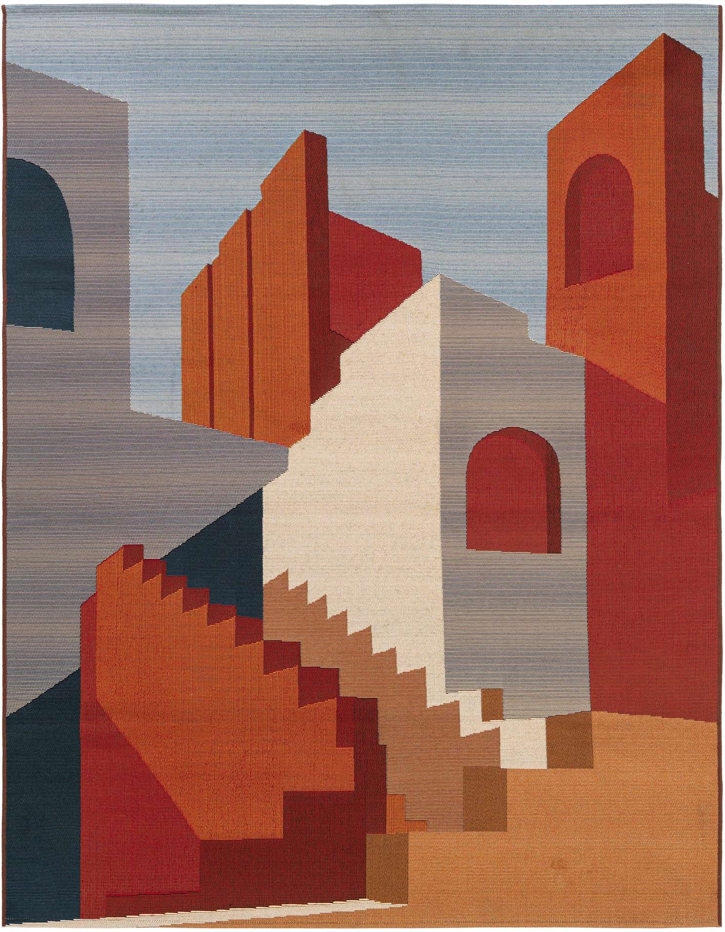 5' x 7' Easy-Clean Modern Indoor / Outdoor Rug