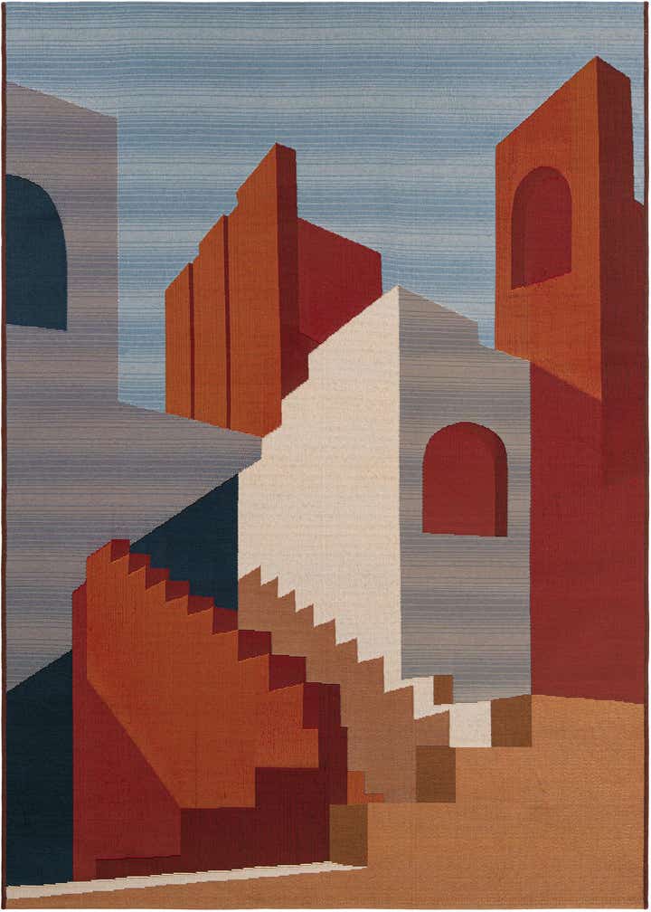 5' x 8' Easy-Clean Modern Indoor / Outdoor Rug