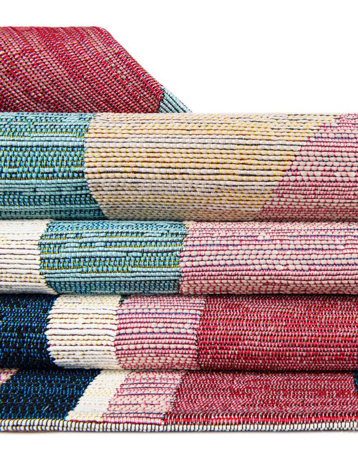 Detail image of 6' x 9' Easy-Clean Modern Indoor / Outdoor Rug