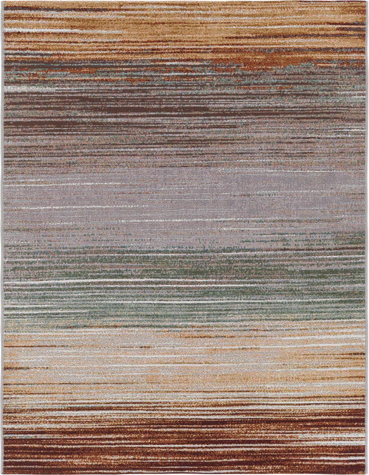 Detail image of 4' x 6' Easy-Clean Modern Indoor / Outdoor Rug