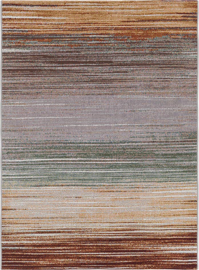 Detail image of 4' x 6' Easy-Clean Modern Indoor / Outdoor Rug