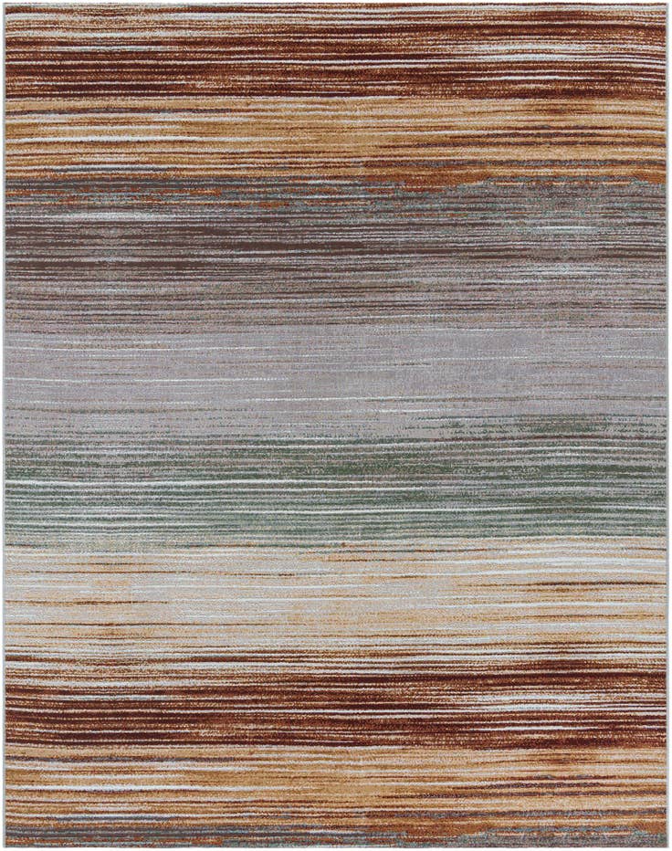 Detail image of 7' 10 x 10' Easy-Clean Modern Indoor / Outdoor Rug