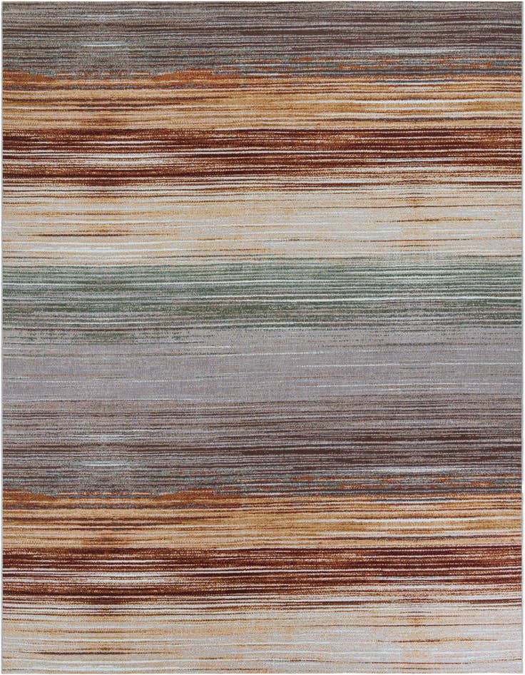 Detail image of 9' x 12' Easy-Clean Modern Indoor / Outdoor Rug