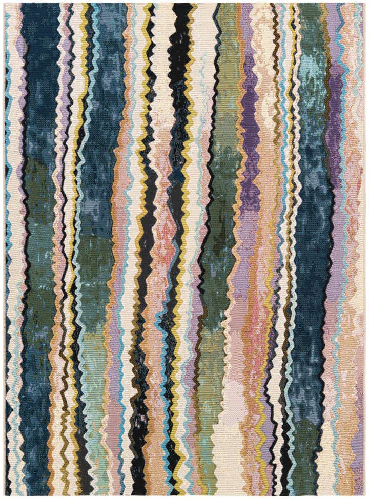 5' x 7' Easy-Clean Modern Indoor / Outdoor Rug