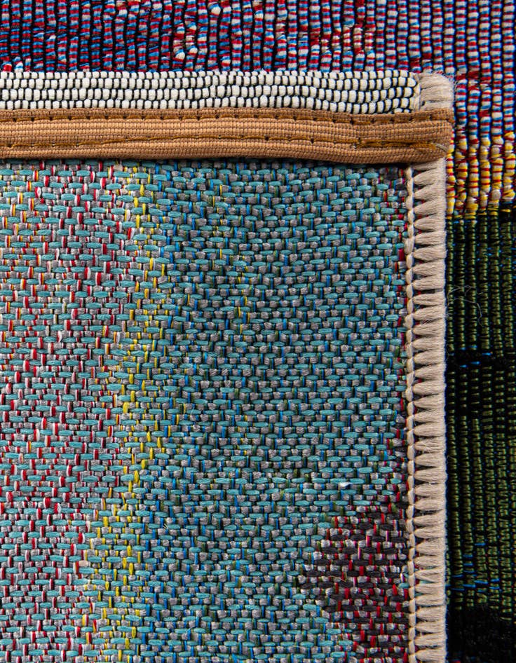 Detail image of 7' 10 x 10' Easy-Clean Modern Indoor / Outdoor Rug