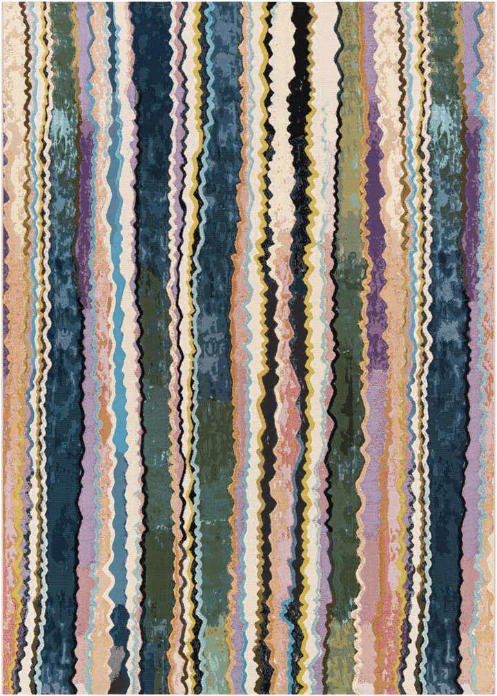7' 10 x 10' Easy-Clean Modern Indoor / Outdoor Rug