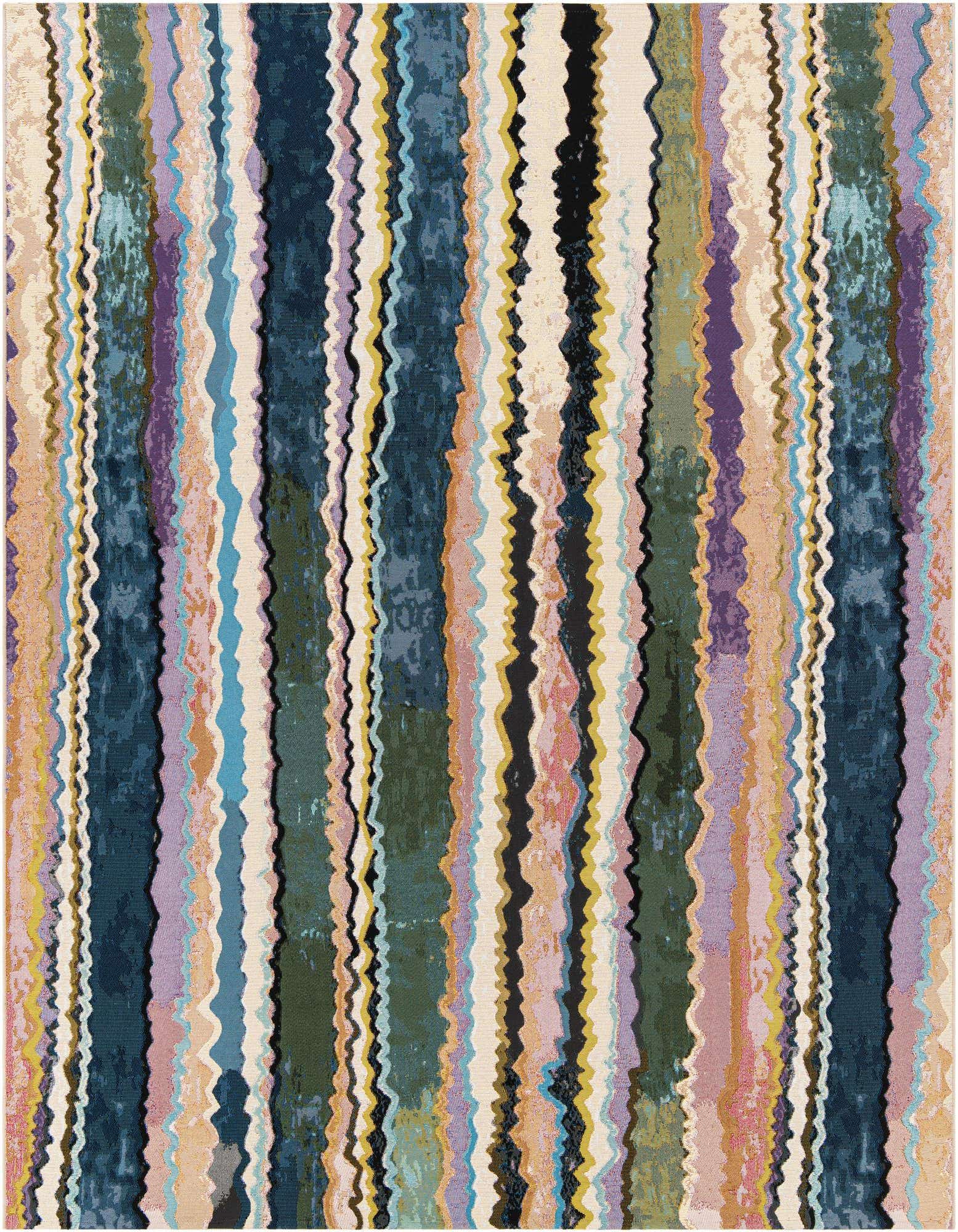 7' 10 x 10' Easy-Clean Modern Indoor / Outdoor Rug