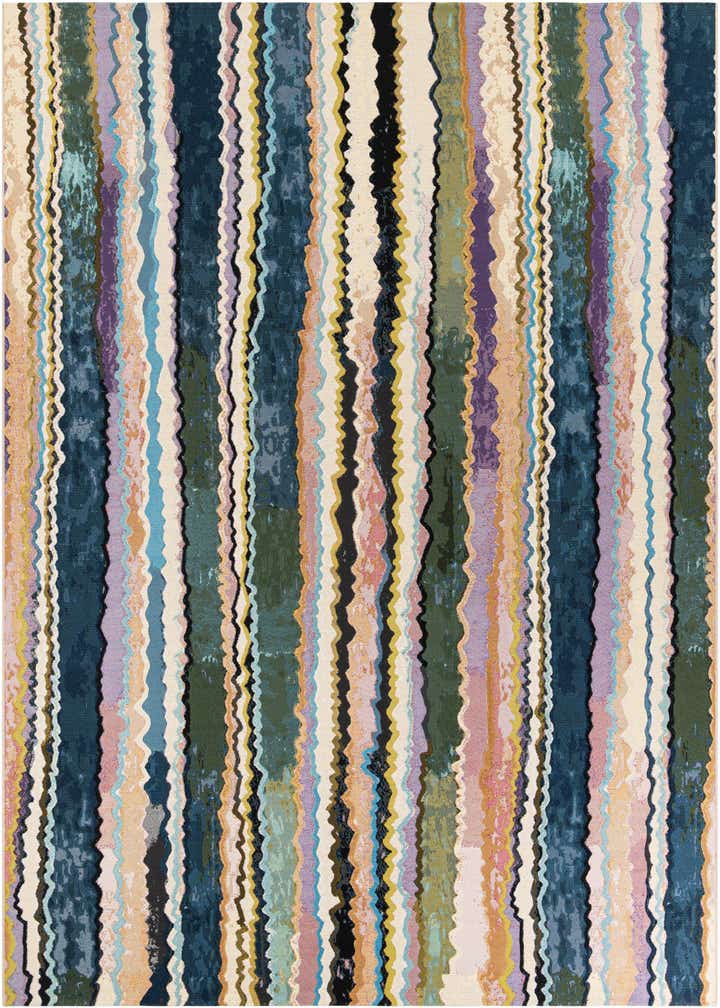 9' x 12' Easy-Clean Modern Indoor / Outdoor Rug