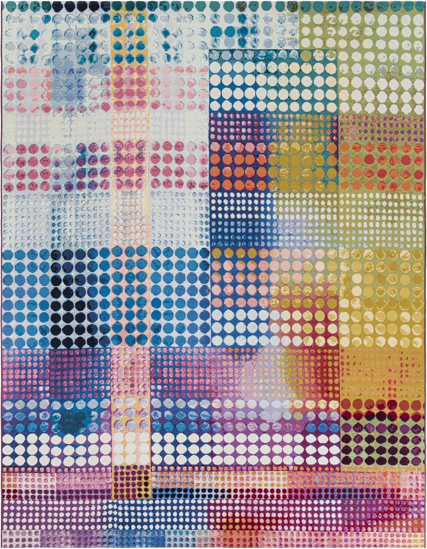 9' x 12' Easy-Clean Modern Indoor / Outdoor Rug