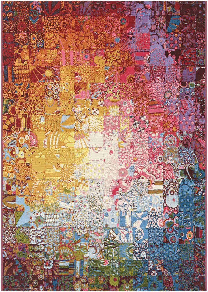 4' x 6' Easy-Clean Modern Indoor / Outdoor Rug