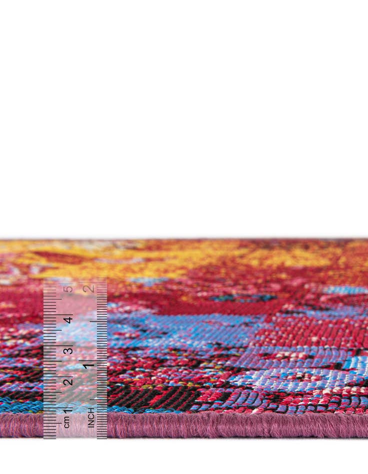 Detail image of 4' x 6' Easy-Clean Modern Indoor / Outdoor Rug