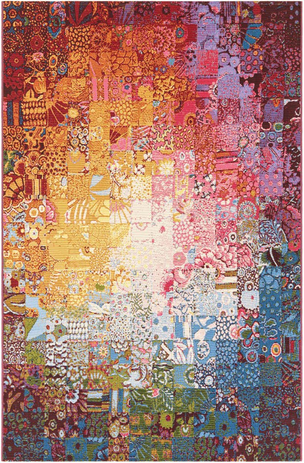 Detail image of 5' x 8' Easy-Clean Modern Indoor / Outdoor Rug