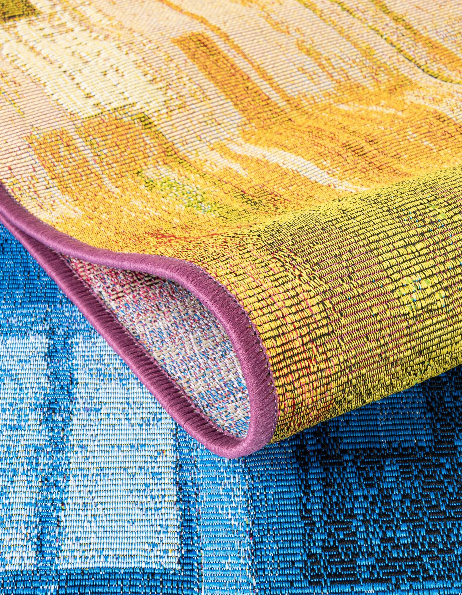 6' x 9' Easy-Clean Modern Indoor / Outdoor Rug