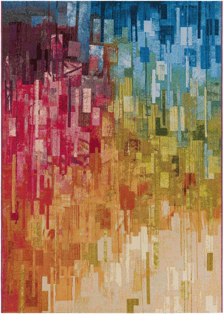 5' x 8' Easy-Clean Modern Indoor / Outdoor Rug
