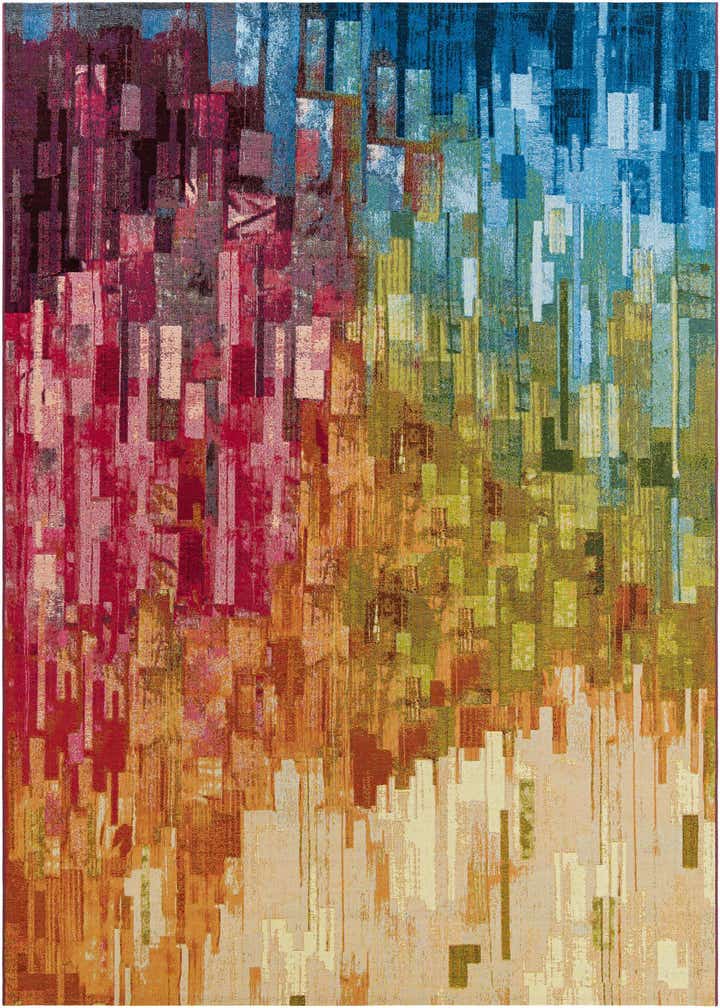 8' x 10' Easy-Clean Modern Indoor / Outdoor Rug