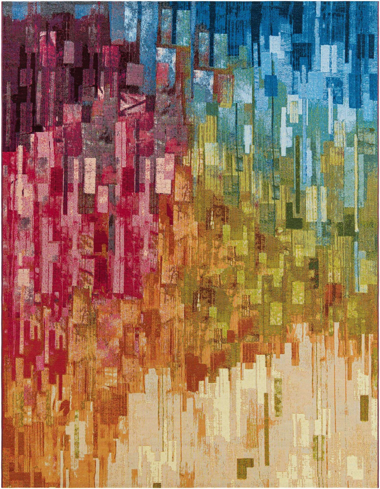 8' x 10' Easy-Clean Modern Indoor / Outdoor Rug