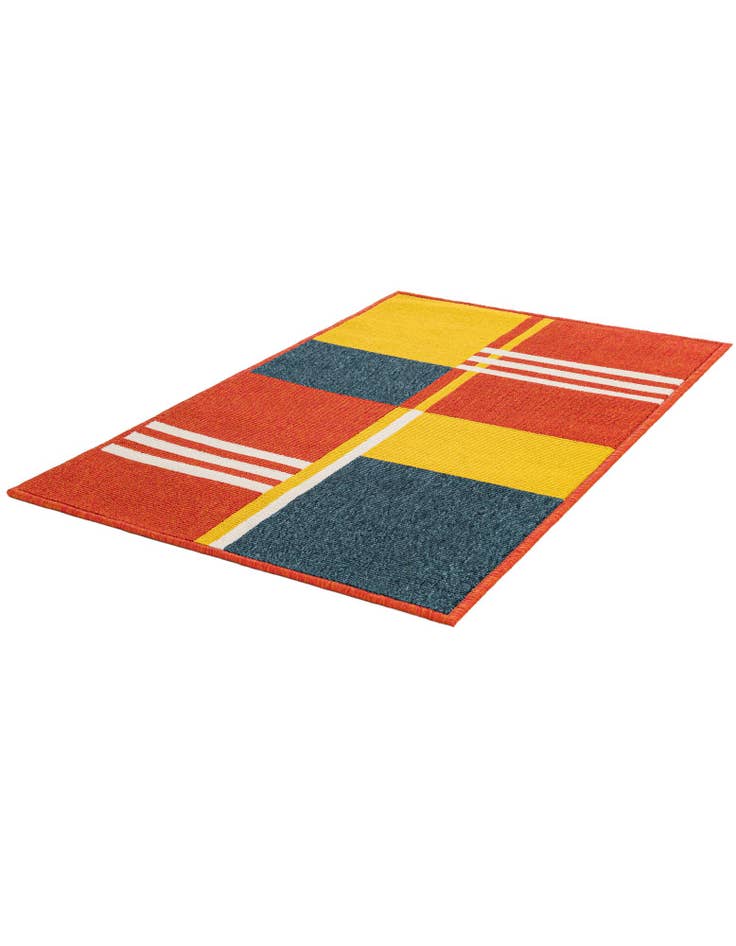 Detail image of 2' x 3'  Washable Modern Indoor / Outdoor Rug