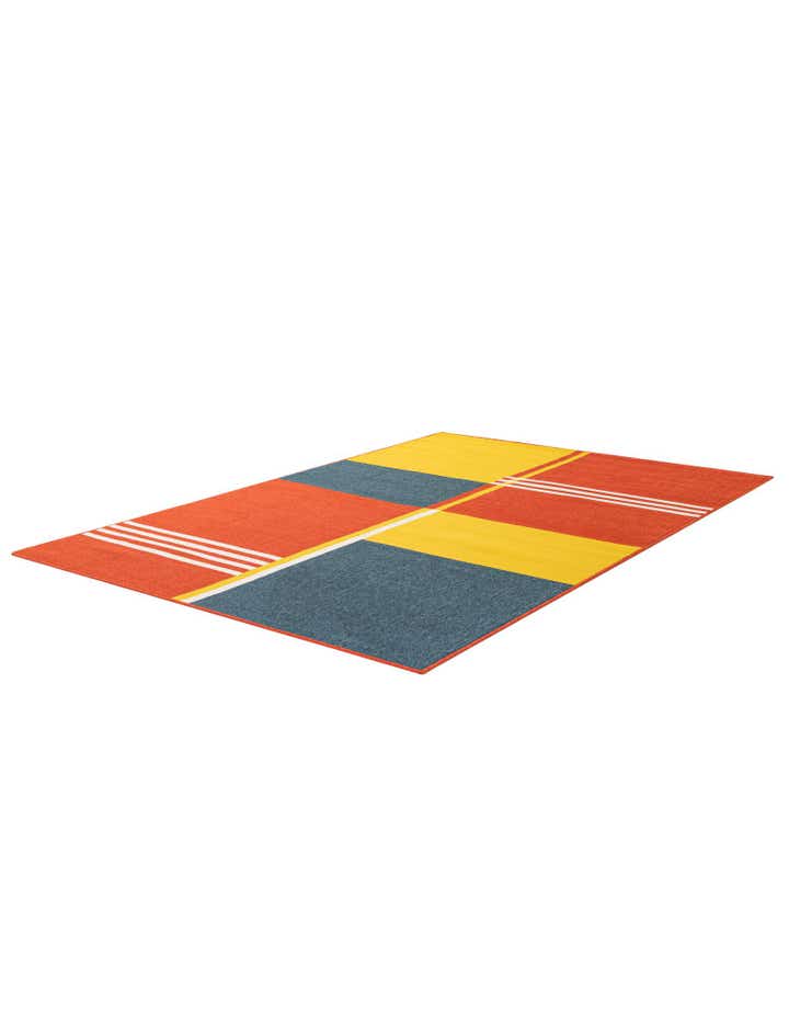 6' x 9' Easy-Clean Modern Indoor / Outdoor Rug