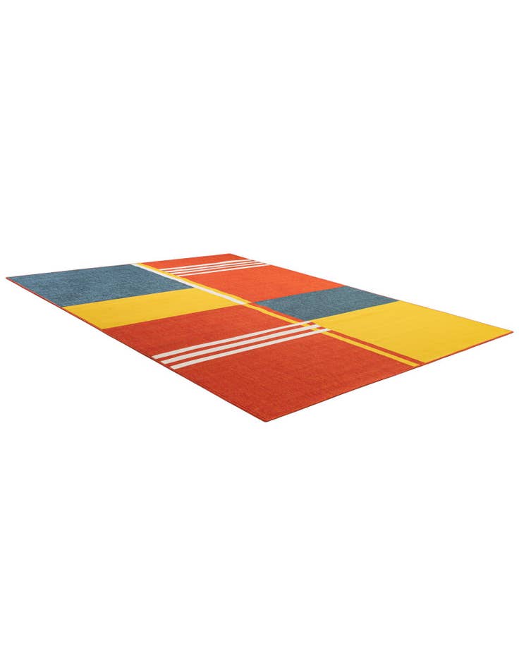 Detail image of 7' 10 x 10'  Washable Modern Indoor / Outdoor Rug