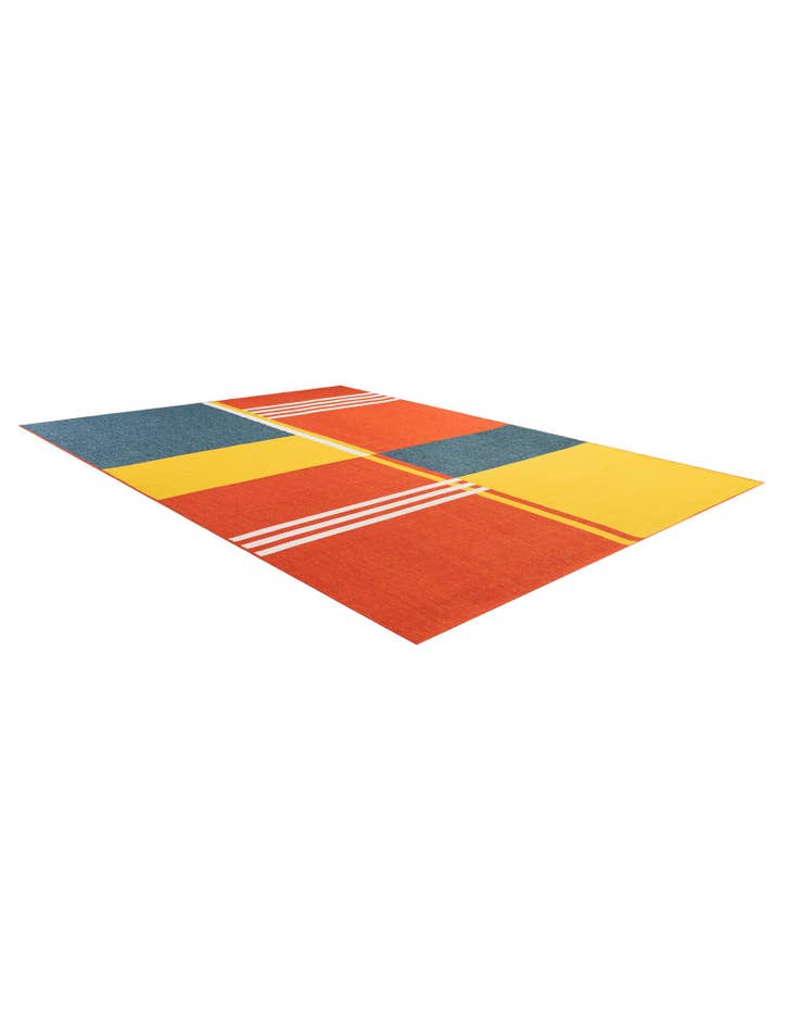 Detail image of 9' x 12' Easy-Clean Modern Indoor / Outdoor Rug