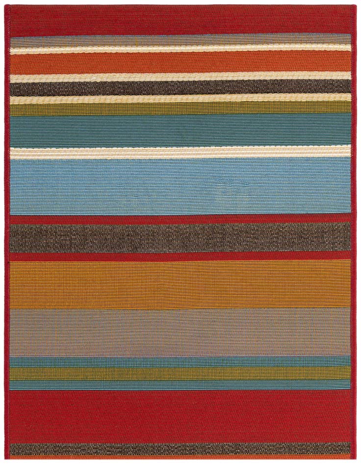 Detail image of 2' x 3' Easy-Clean Modern Indoor / Outdoor Rug