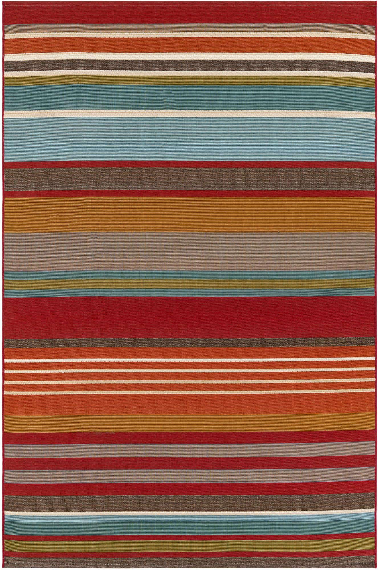 5' 3 x 8' Easy-Clean Modern Indoor / Outdoor Rug