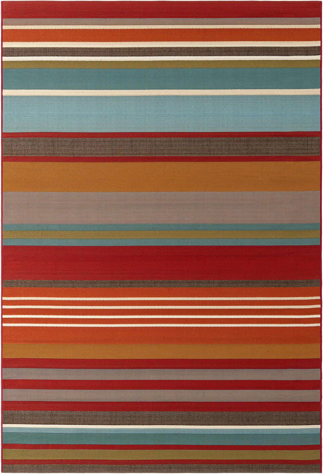 6' x 9' Easy-Clean Modern Indoor / Outdoor Rug