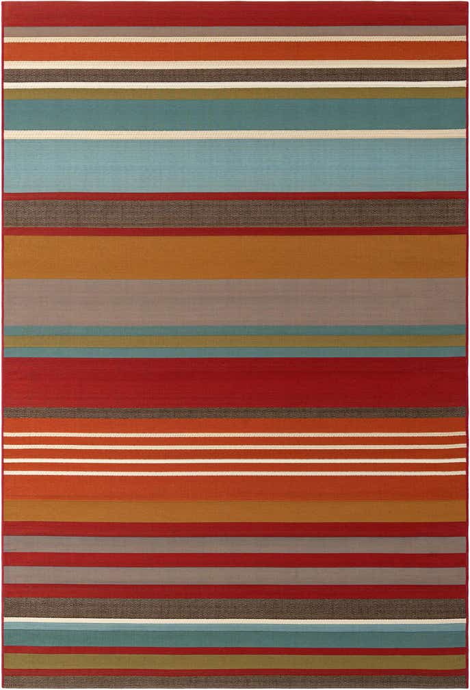 6' x 9' Easy-Clean Modern Indoor / Outdoor Rug