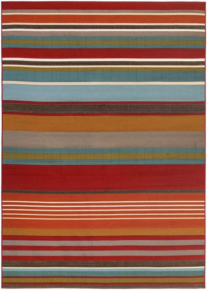 7' 10 x 10' Easy-Clean Modern Indoor / Outdoor Rug